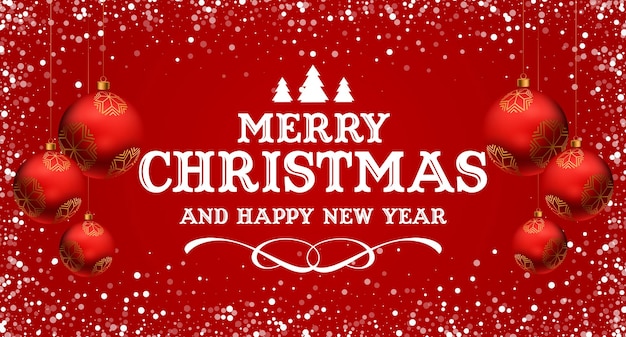 el fondo de Navidad feliz roja