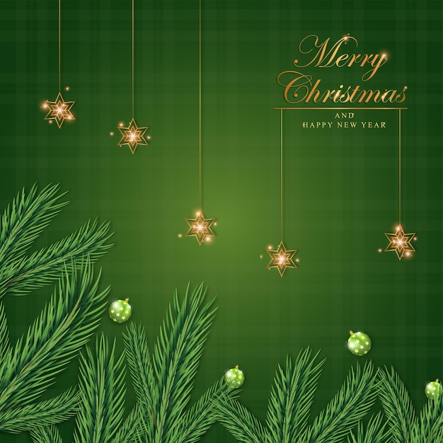 Fondo de navidad de lujo Vector Premium
