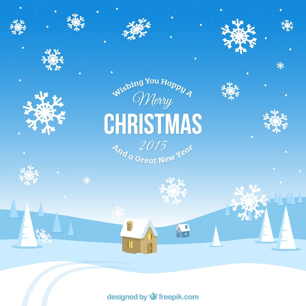 Fondo de Navidad nevado