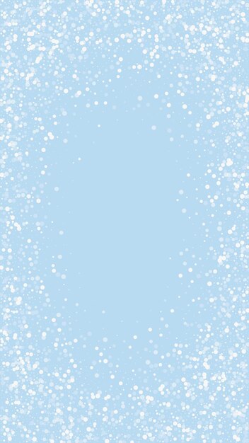 Fondo de Navidad de nieve que cae mágica Copos de nieve voladores sutiles