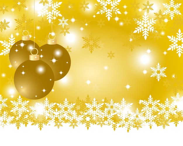 Vector fondo de navidad de oro