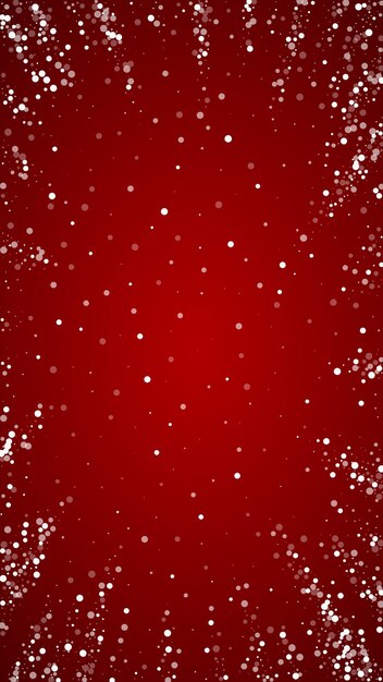Fondo de Navidad de superposición de nevadas Copos de nieve voladores sutiles
