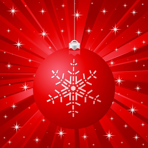 Fondo de Navidad vector rojo