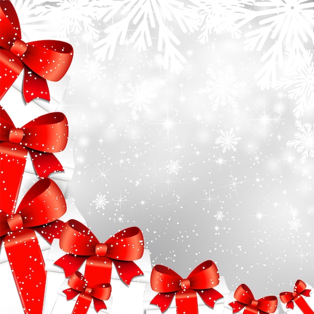 Fondo navideño con cajas de regalo