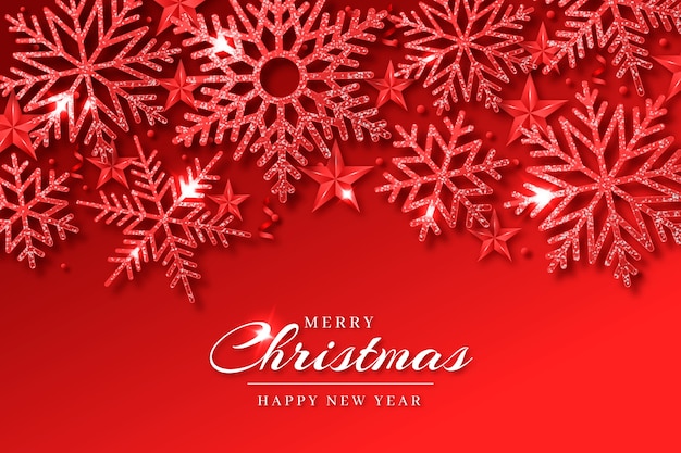 Fondo navideño con efecto de brillo
