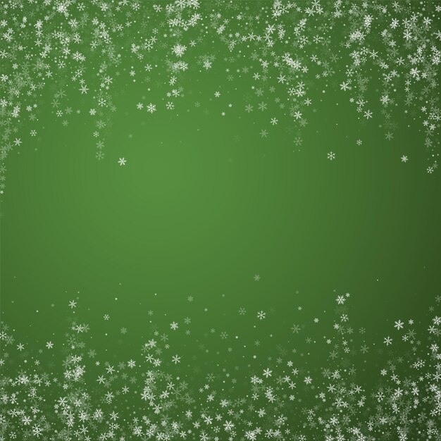 Fondo navideño nevado Nieve voladora sutil