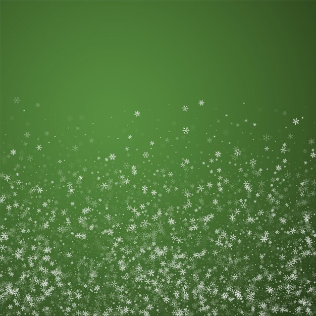Fondo navideño nevado Nieve voladora sutil