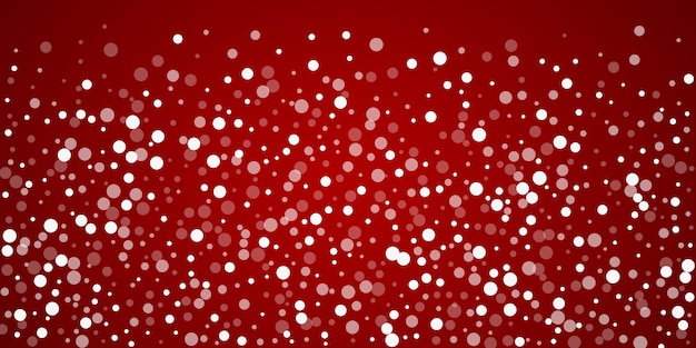Fondo navideño nevado Nieve voladora sutil