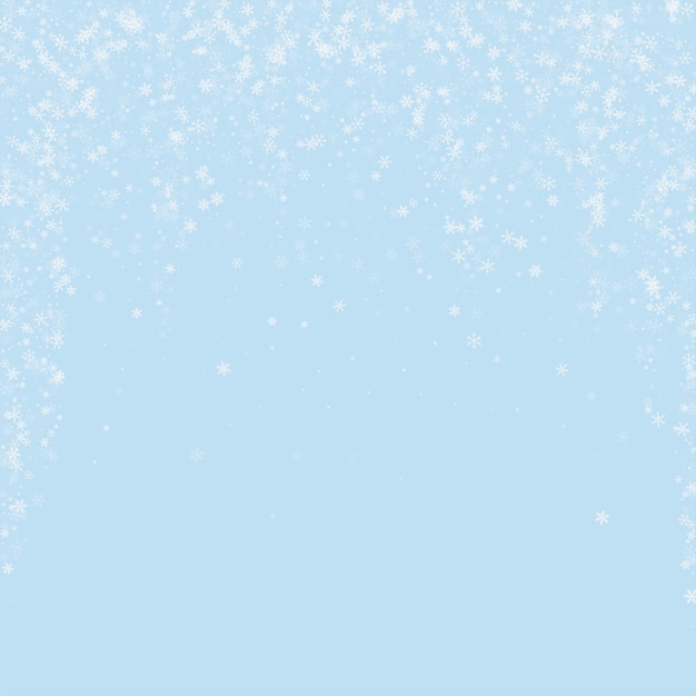 Fondo navideño nevado Nieve voladora sutil