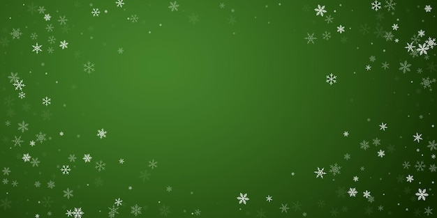 Fondo navideño nevado Nieve voladora sutil
