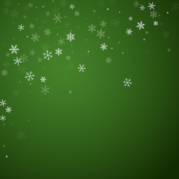 Fondo navideño nevado Nieve voladora sutil