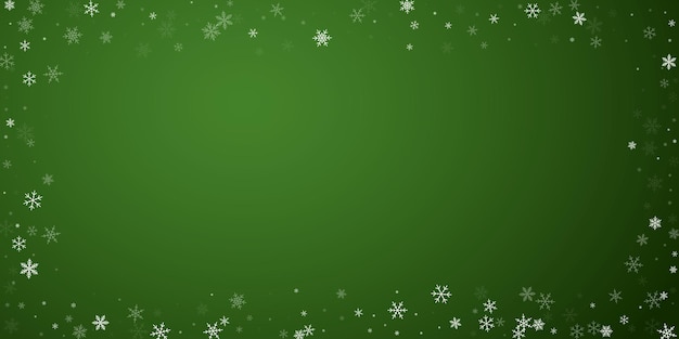 Fondo navideño nevado Nieve voladora sutil
