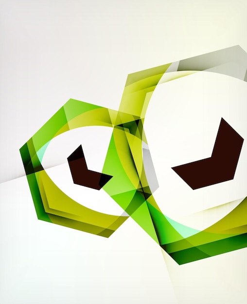 Fondo de negocio abstracto de forma geométrica de flecha