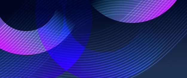 Fondo de negocios abstracto moderno con líneas geométricas brillantes Diseño de formas geométrica de gradiente azul Concepto de tecnología futurista Traje para folleto sitio web de ciencia pancarta presentación de volante