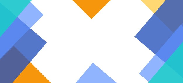 Fondo de negocios forma geométrica color estandarte abstracto moderno diseño de plantilla de ilustración vectorial