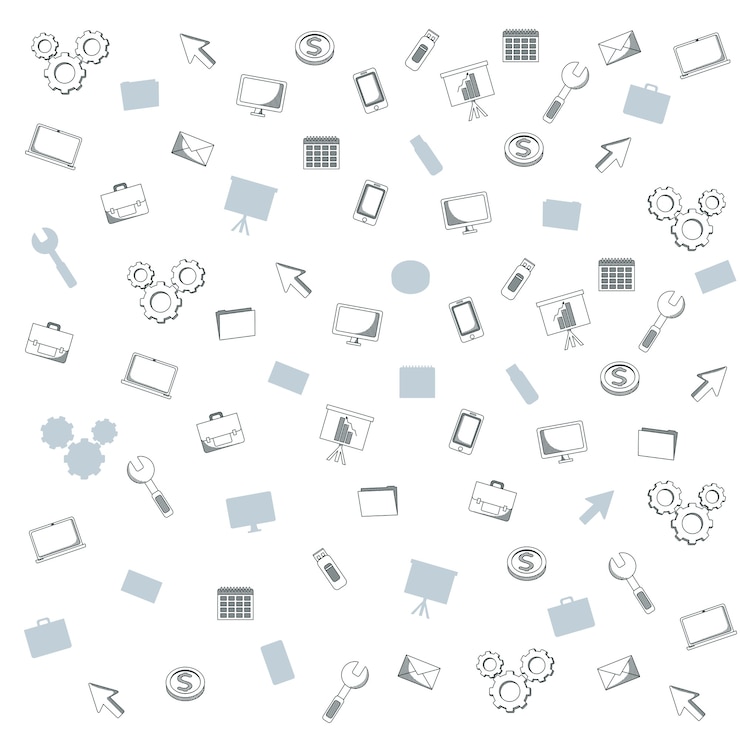 Vector fondo de negocios y oficina