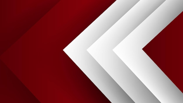 Fondo de negocios rojo y blanco Fondo moderno en blanco con diseño vectorial de patrón de puntos