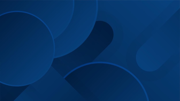 Fondo de negocios de tecnología abstracta de vector azul profesional moderno con líneas y formas geométricas Fondo abstracto azul oscuro para presentación de negocios, carteles y anuncios de plantillas de redes sociales