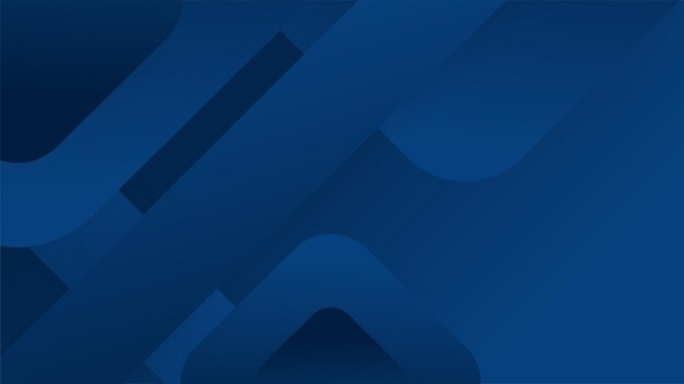 Fondo de negocios de tecnología abstracta de vector azul profesional moderno con líneas y formas geométricas Fondo abstracto azul oscuro para presentación de negocios, carteles y anuncios de plantillas de redes sociales