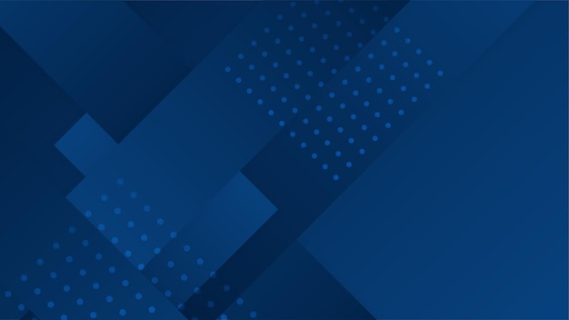 Fondo de negocios de tecnología abstracta de vector azul profesional moderno con líneas y formas geométricas Fondo abstracto azul oscuro para presentación de negocios, carteles y anuncios de plantillas de redes sociales