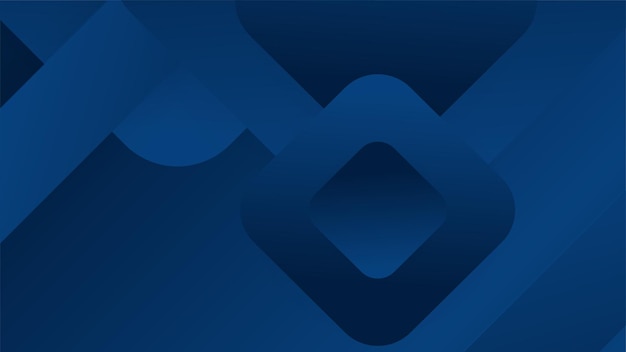 Fondo de negocios de tecnología abstracta de vector azul profesional moderno con líneas y formas geométricas Fondo abstracto azul oscuro para presentación de negocios, carteles y anuncios de plantillas de redes sociales