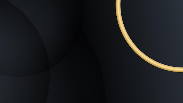 Fondo negro abstracto moderno para la presentación
