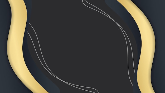 Fondo negro abstracto moderno para la presentación
