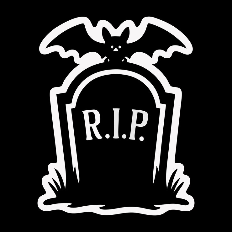 un fondo negro con una cabeza de esqueleto y una etiqueta que dice quot muerte quot