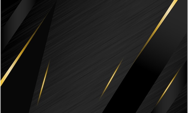 fondo negro degradado vectorial con texturas doradas