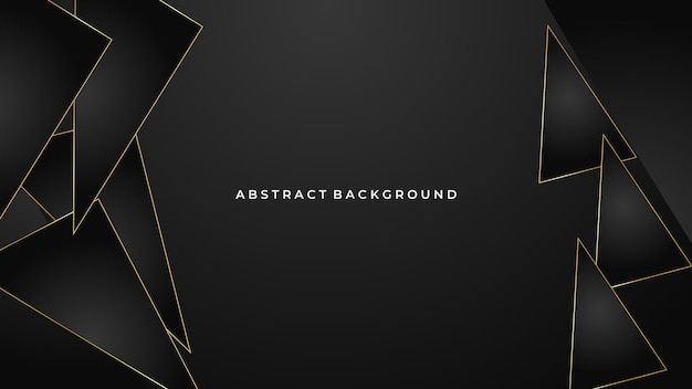 fondo negro degradado vectorial con texturas doradas