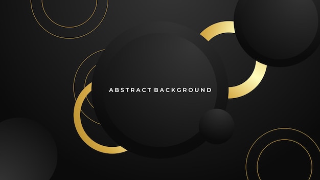 fondo negro degradado vectorial con texturas doradas
