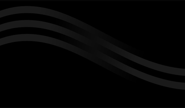 Fondo negro diseño de estilo de gradiente minimalista de lujo