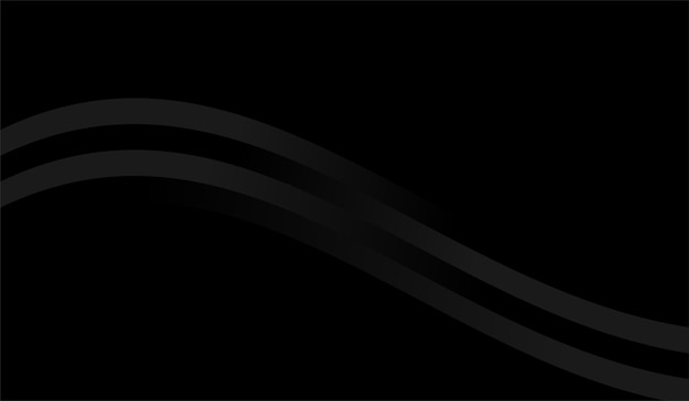 Fondo negro diseño de estilo de gradiente minimalista de lujo