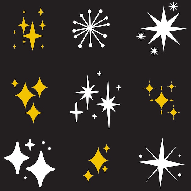 un fondo negro con un diseño de estrella que dice estrella
