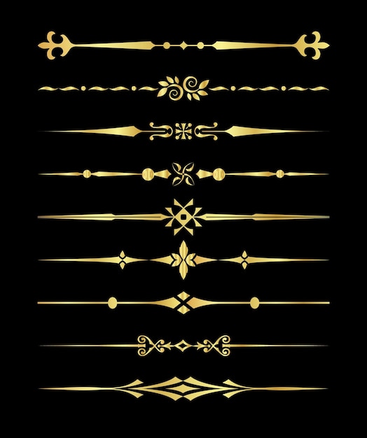 un fondo negro con diseños dorados y negros y un fondo negro