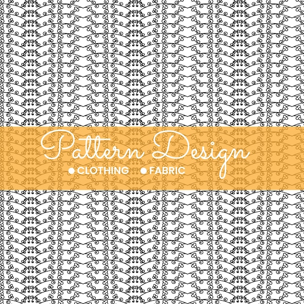 un fondo negro y dorado con una cinta dorada que dice "diseño de patrón"