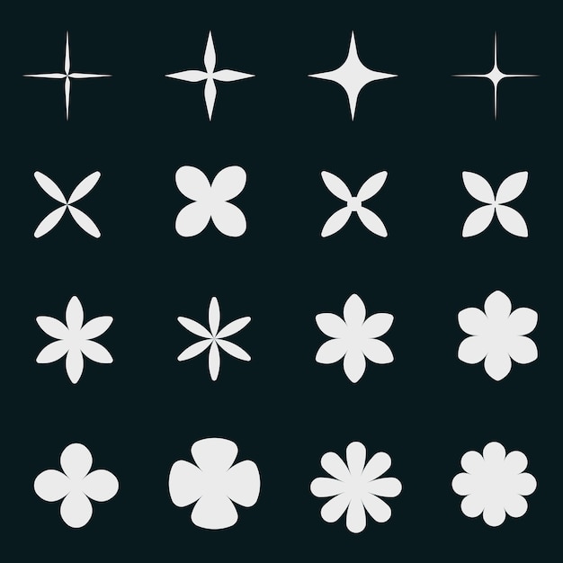 un fondo negro con flores blancas estética y un fondo negro