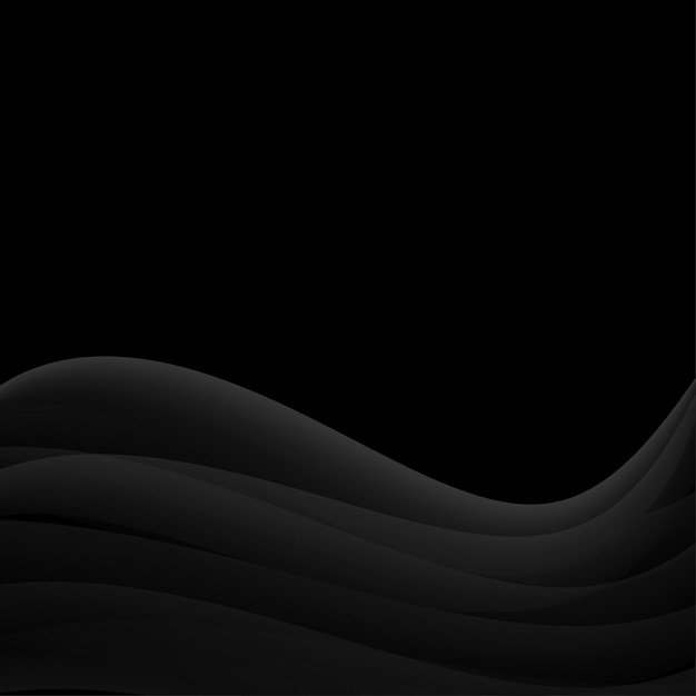 Fondo negro. Fondo de ondas oscuras