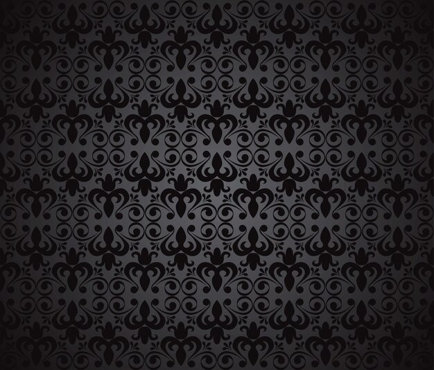 Fondo negro, ilustración vectorial