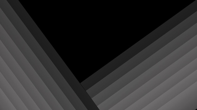 Fondo negro Imagen vectorial de líneas papel tapiz abstracto para telón de fondo o decoración