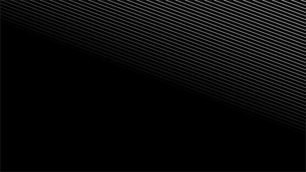 Fondo negro Imagen vectorial de líneas papel tapiz abstracto para telón de fondo o decoración