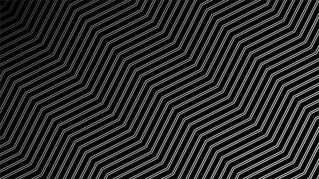 Fondo negro Imagen vectorial de líneas papel tapiz abstracto para telón de fondo o decoración