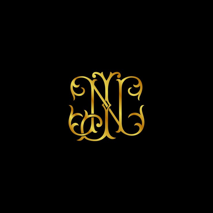 Vector un fondo negro con las letras f y e
