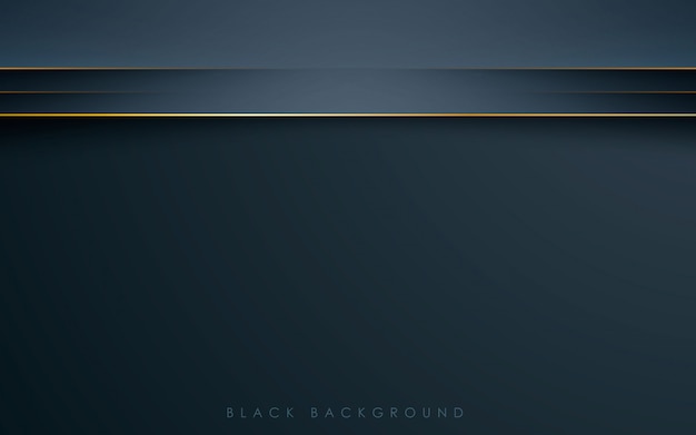 Fondo negro con línea de oro horizontal