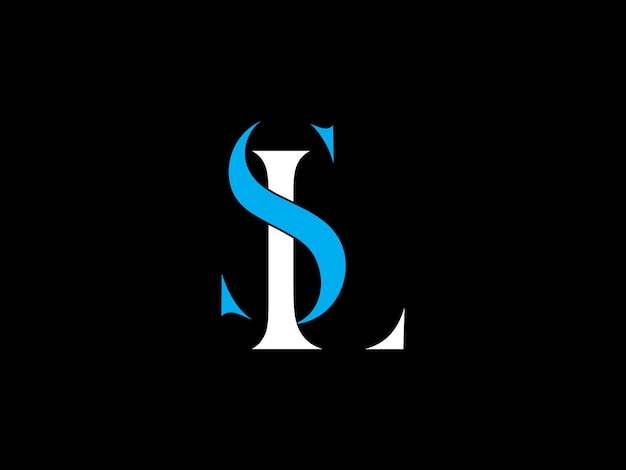 Un fondo negro con una llama azul y la letra l