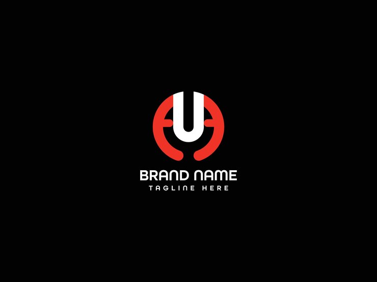 un fondo negro con un logotipo de una marca