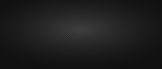 Fondo negro de malla cuadrada de metal. Monocromo de fondo sin fisuras.
