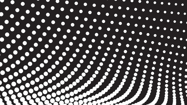 Fondo negro con medio tono blanco abstracto para papel tapiz o telón de fondo