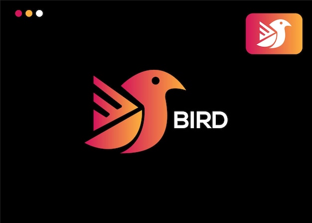 un fondo negro con un pájaro en él