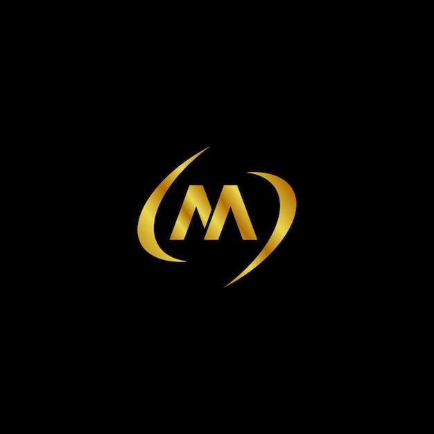 un fondo negro con la palabra m y m en él